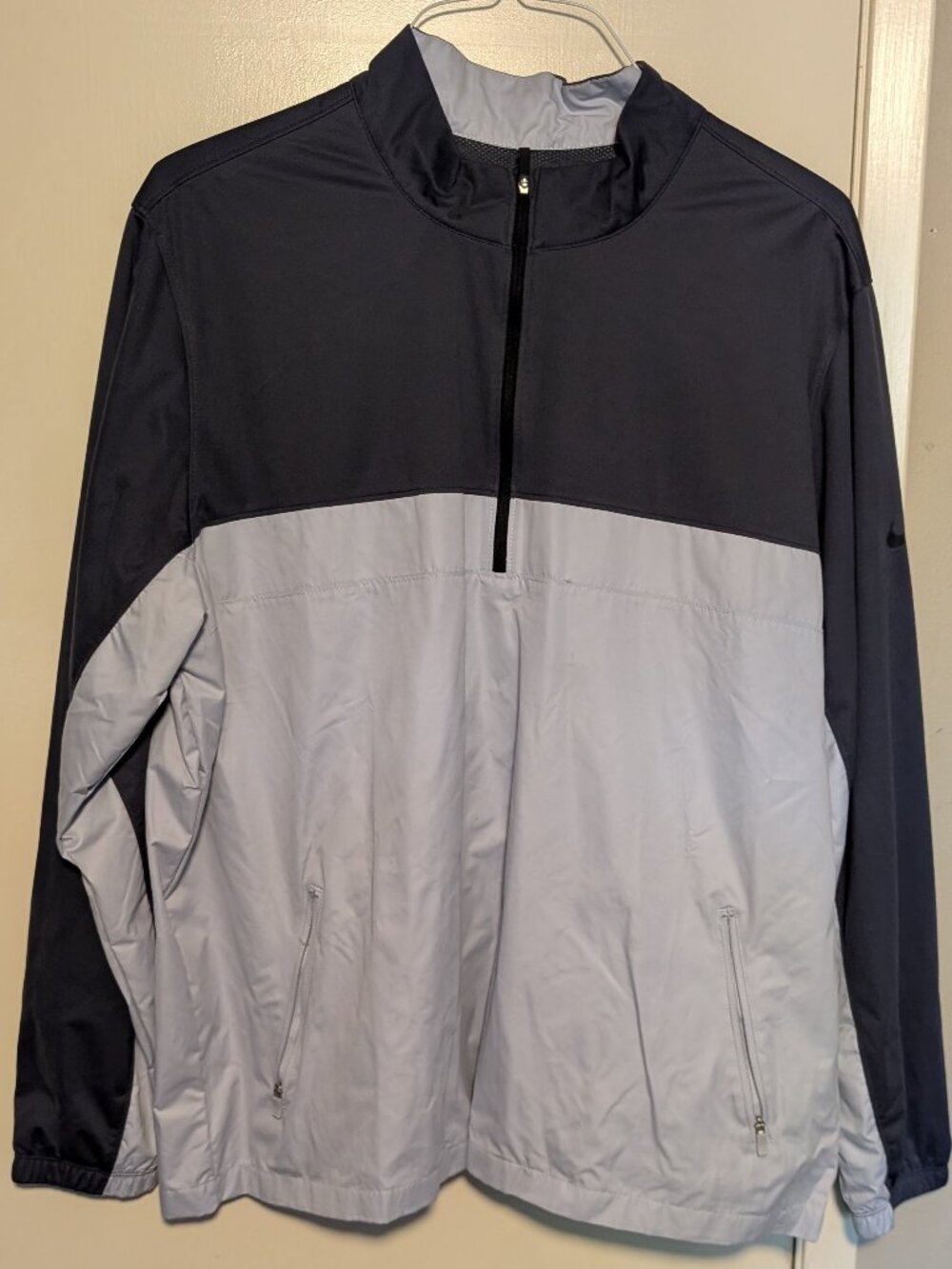 Nike Shield Men’s XL Colorblock Half Zip Running Windbreaker Jacket